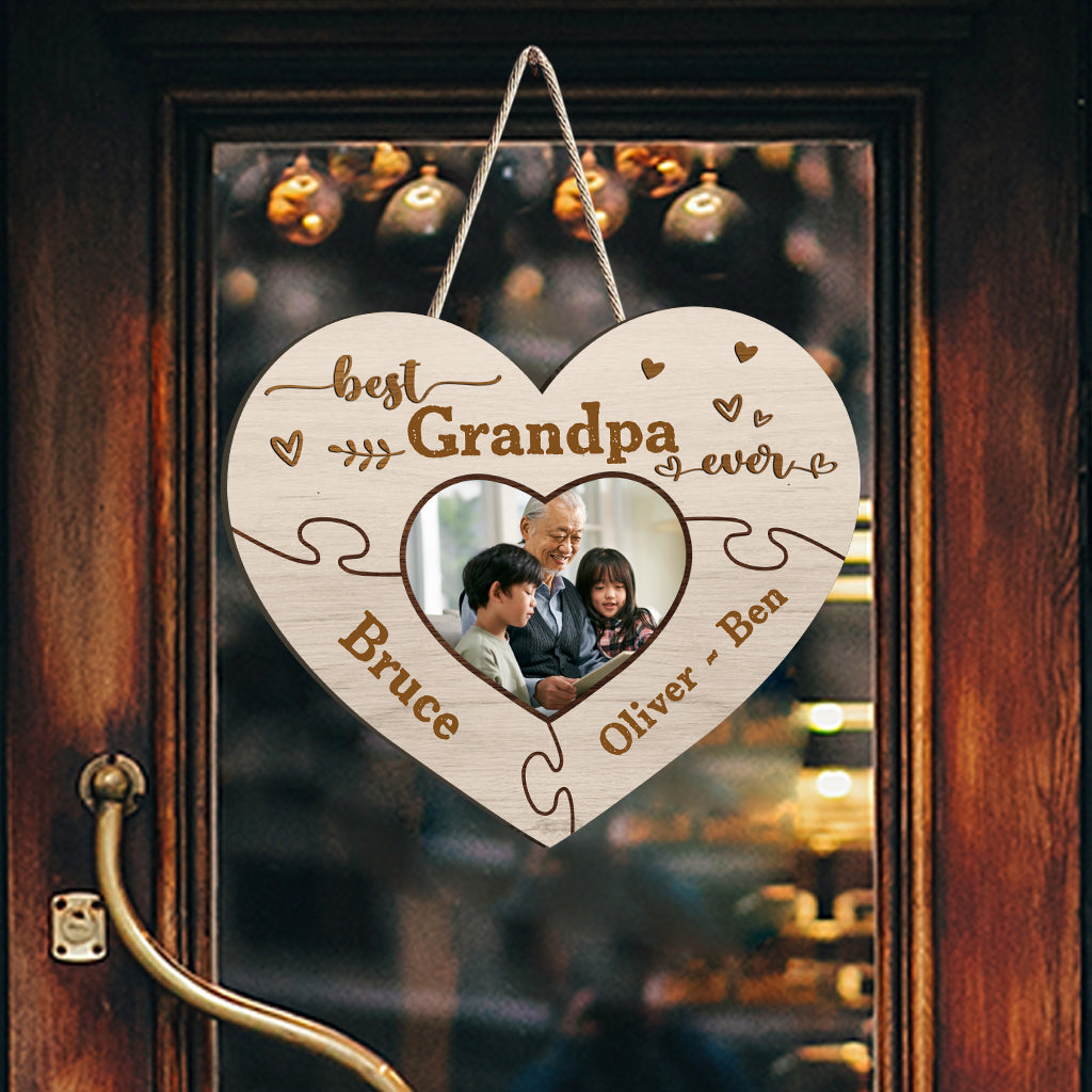Best Nana Ever - Gift for grandma, grandpa, mom, dad, aunt, uncle, sister, brother - Personalized Wood Sign