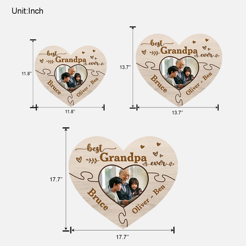 Best Nana Ever - Gift for grandma, grandpa, mom, dad, aunt, uncle, sister, brother - Personalized Wood Sign