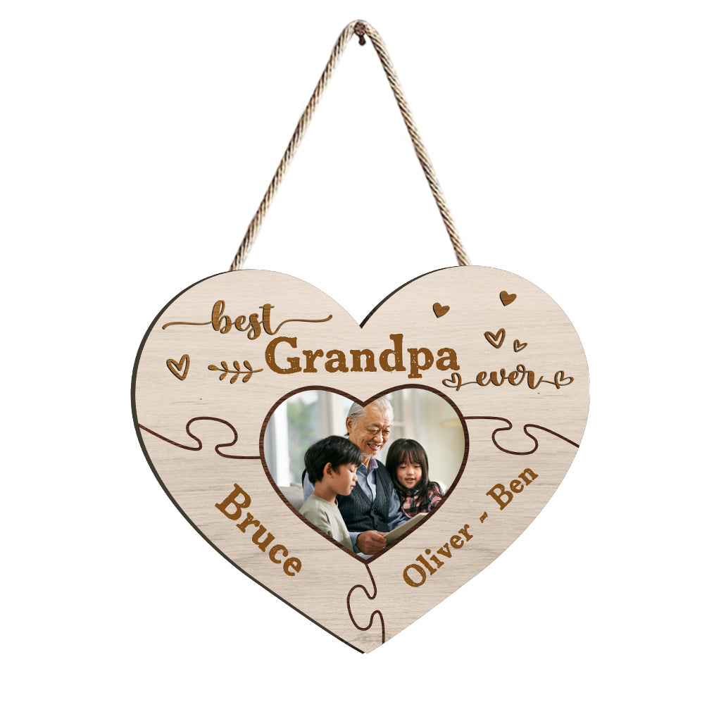 Best Nana Ever - Gift for grandma, grandpa, mom, dad, aunt, uncle, sister, brother - Personalized Wood Sign