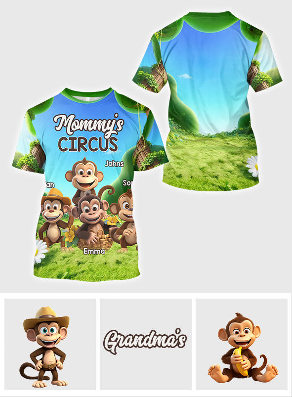 This Is My Circus - Personalized Mother All Over Shirt