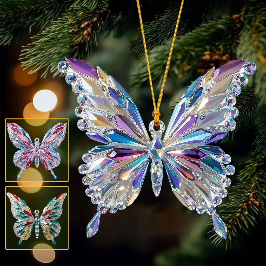 Stunning Butterfly - Personalized Butterfly Ornament