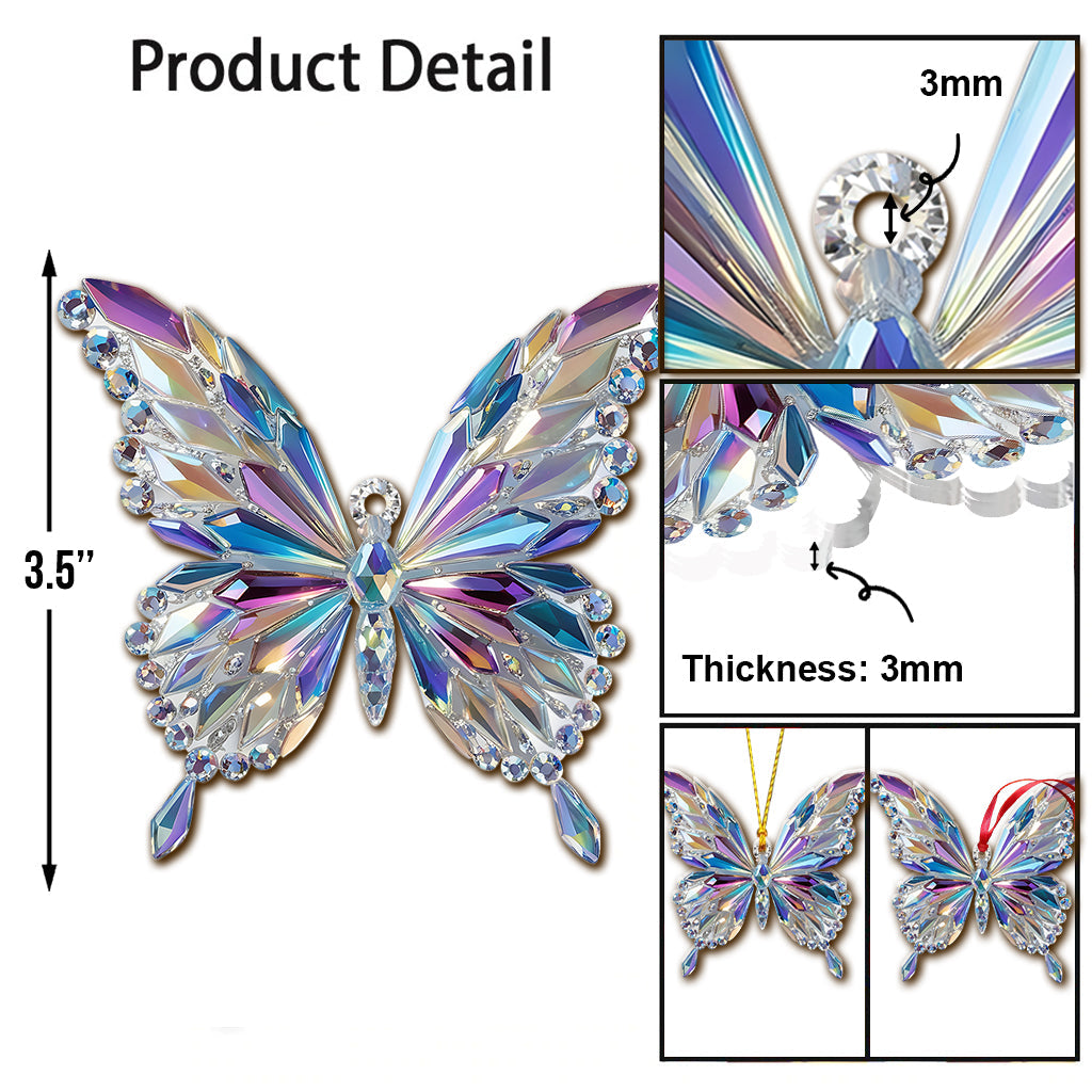 Stunning Butterfly - Personalized Butterfly Ornament