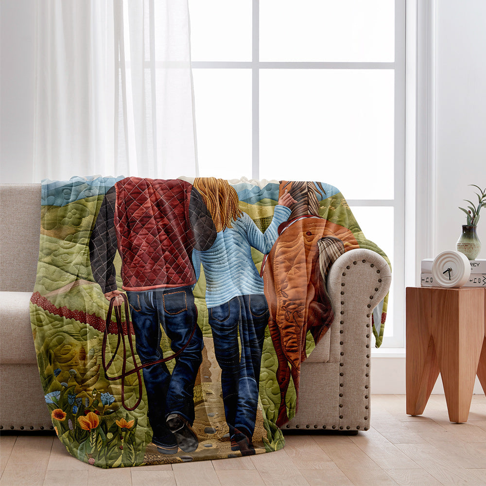 You and Me We Got This - Personalized Horse Blanket