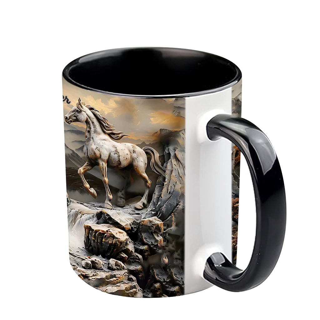 Beautiful Horse - Personalized Horse Accent Mug