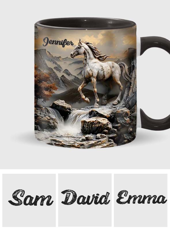 Wunderschönes Pferd – personalisierte Tasse mit Pferdemotiv