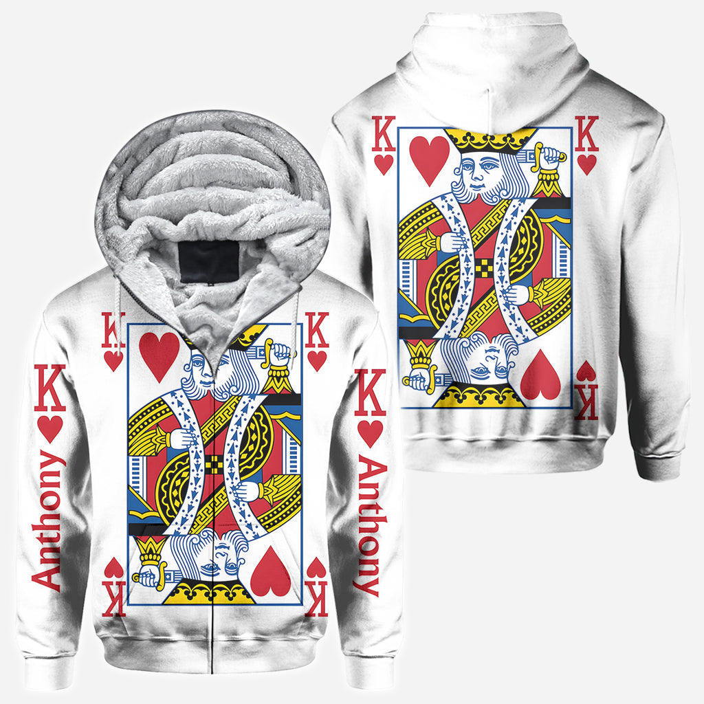 King And Queen Of Love - Personalized Couple All Over Shirt