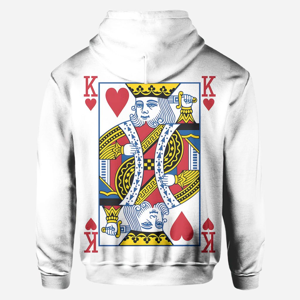 King And Queen Of Love - Personalized Couple All Over Shirt