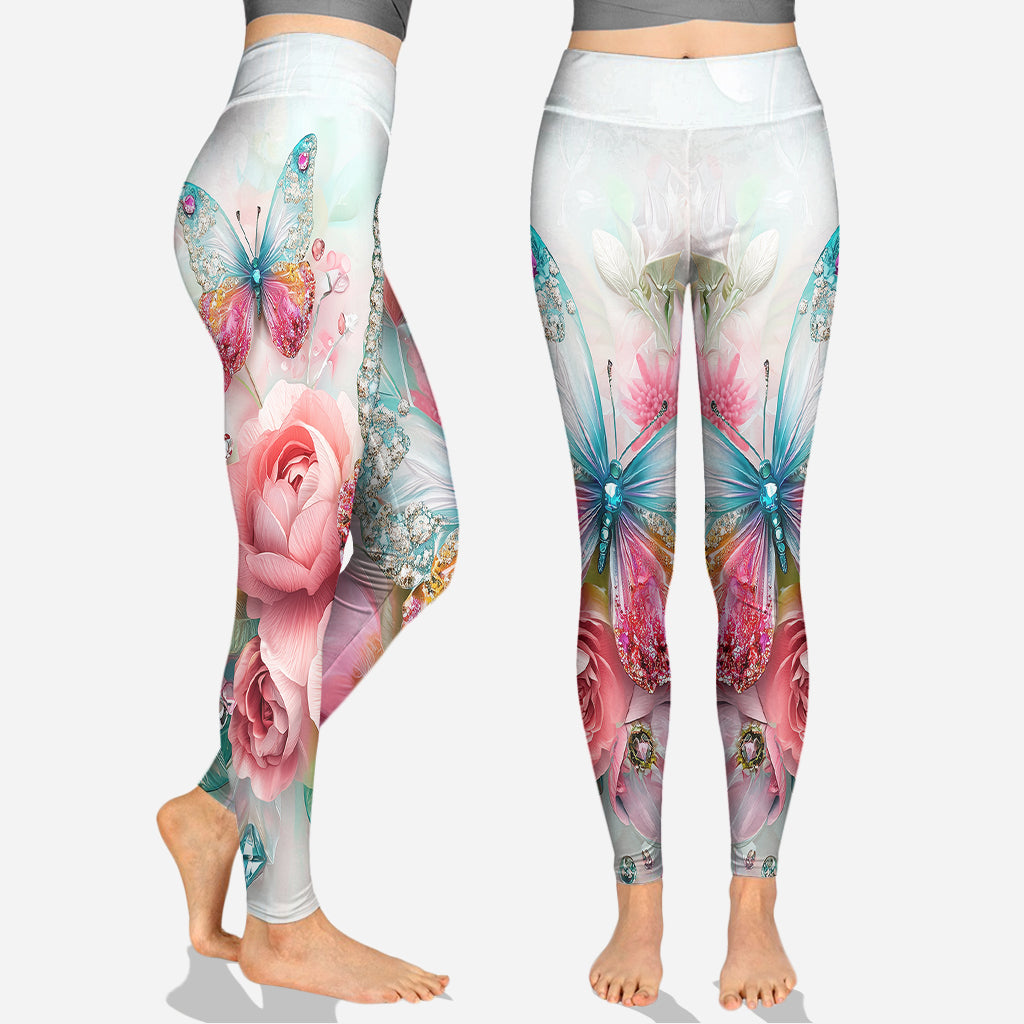 Love Butterflies - Personalized Butterfly Hoodie and Leggings