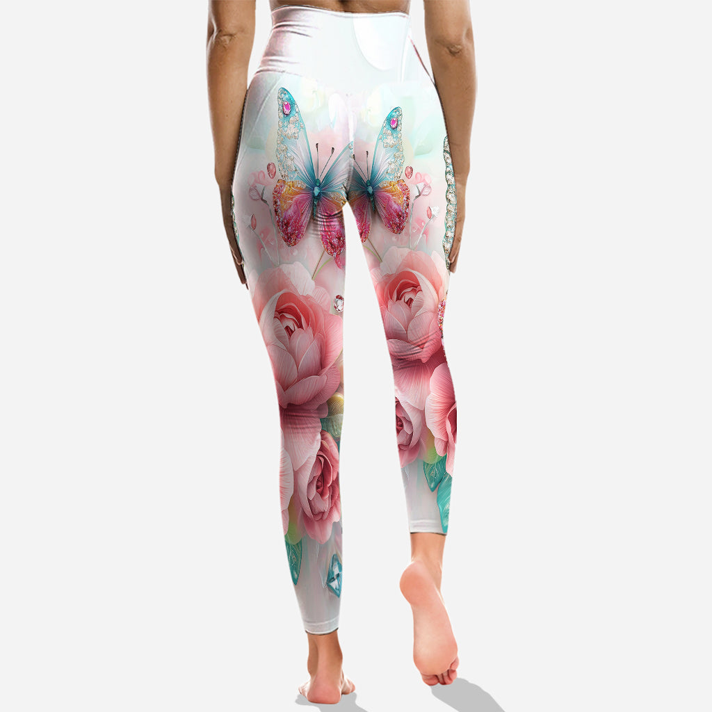 Love Butterflies - Personalized Butterfly Hoodie and Leggings