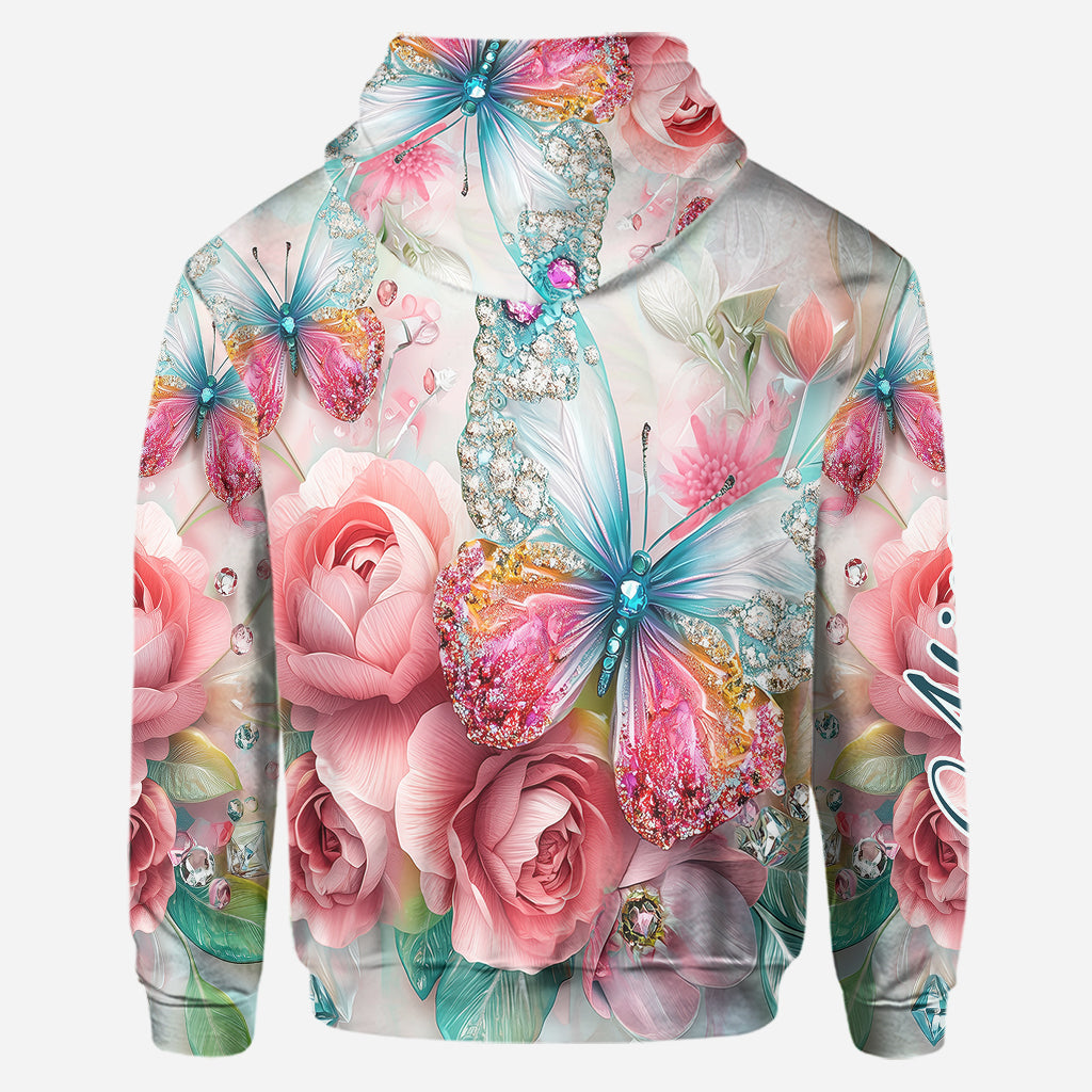 Love Butterflies - Personalized Butterfly Hoodie and Leggings
