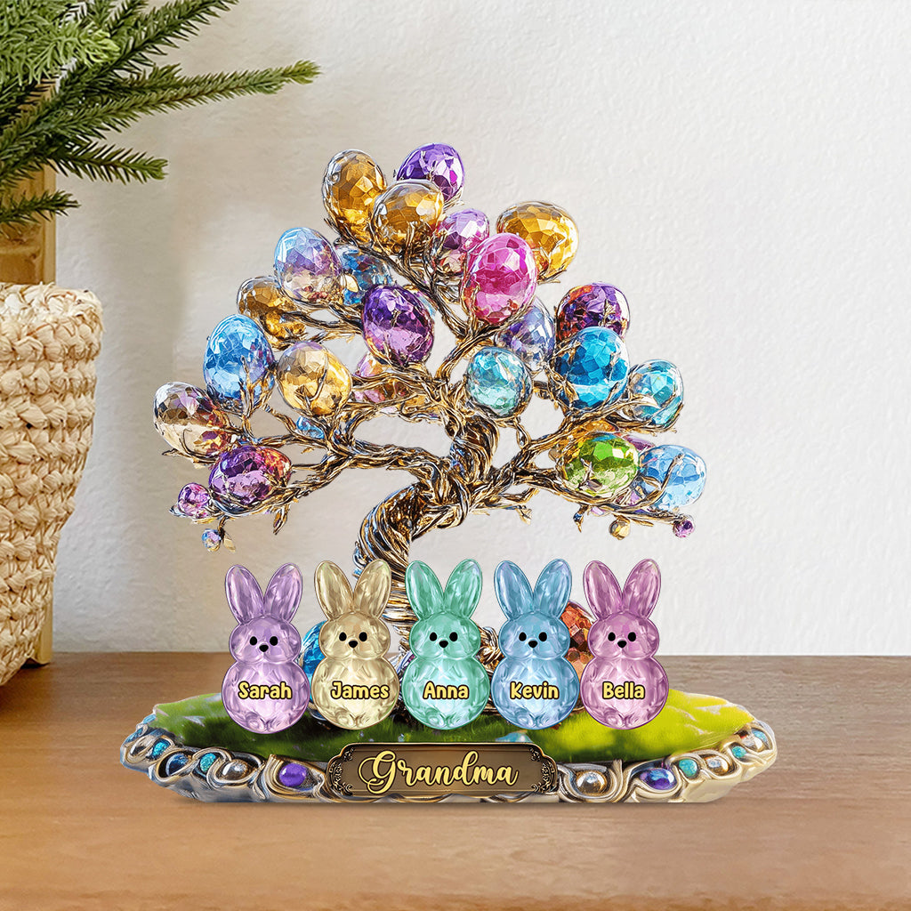 Grandma's Peeps - Personalized Grandma Custom Shaped Acrylic Plaque