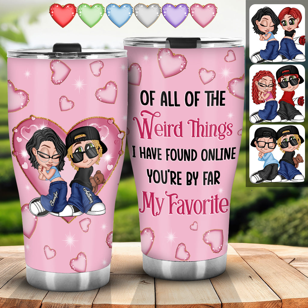Y2K Couple - Personalized Couple Tumbler