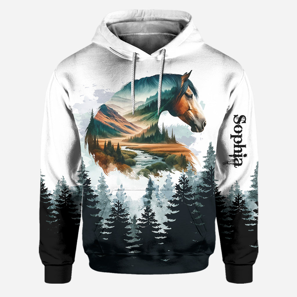 Horse Girl - Personalized Horse Hoodie and Leggings