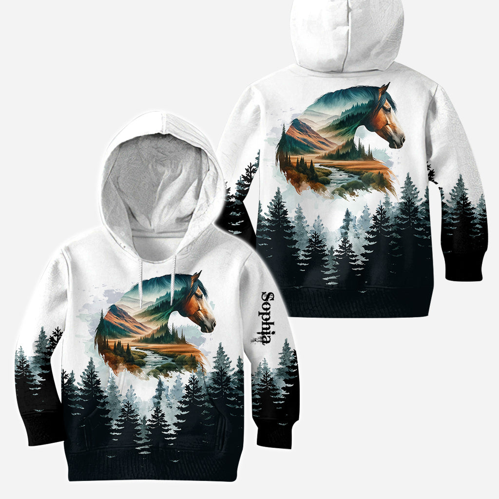 Horse Girl - Personalized Horse Hoodie and Leggings