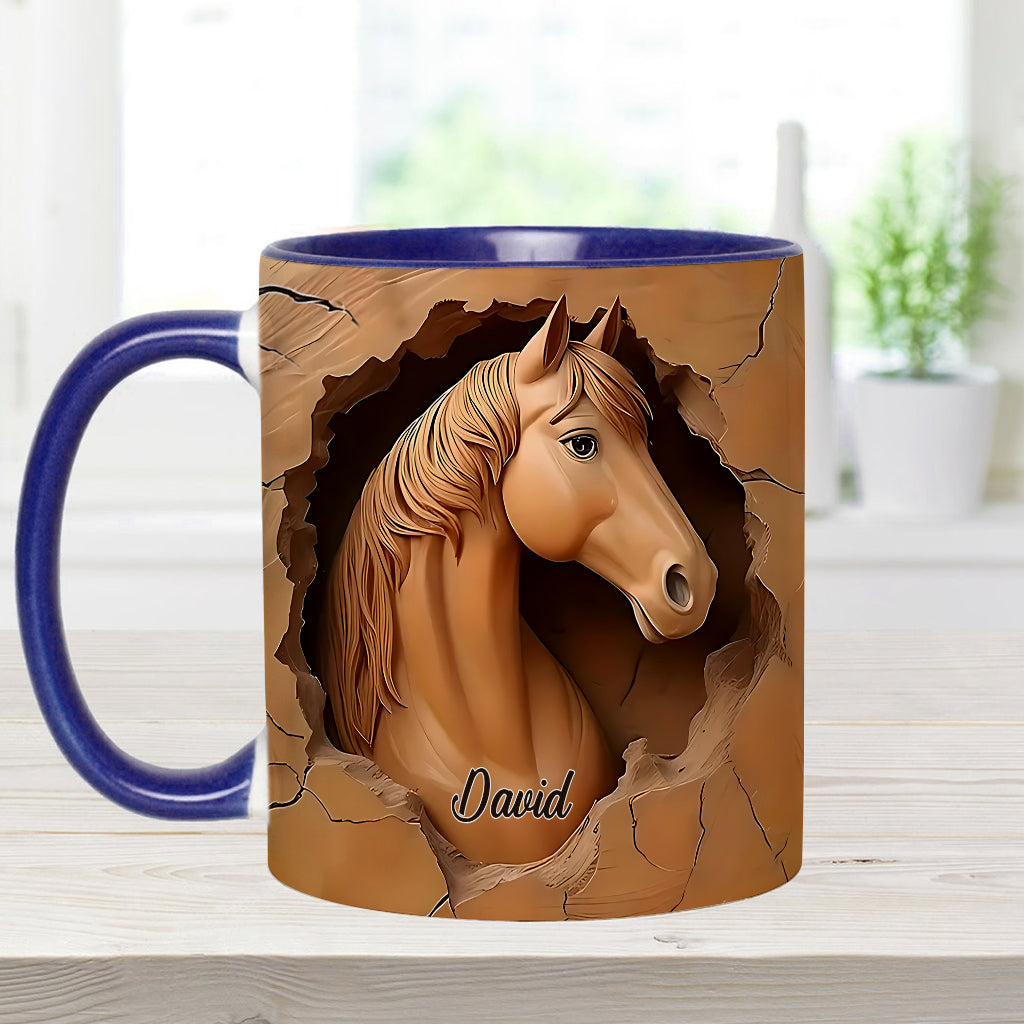 Love Horse - Personalized Horse Accent Mug