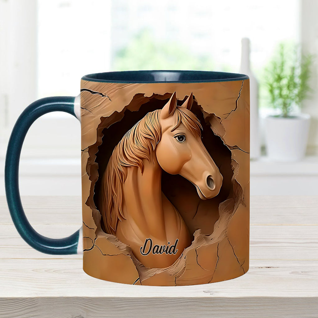 Love Horse - Personalized Horse Accent Mug