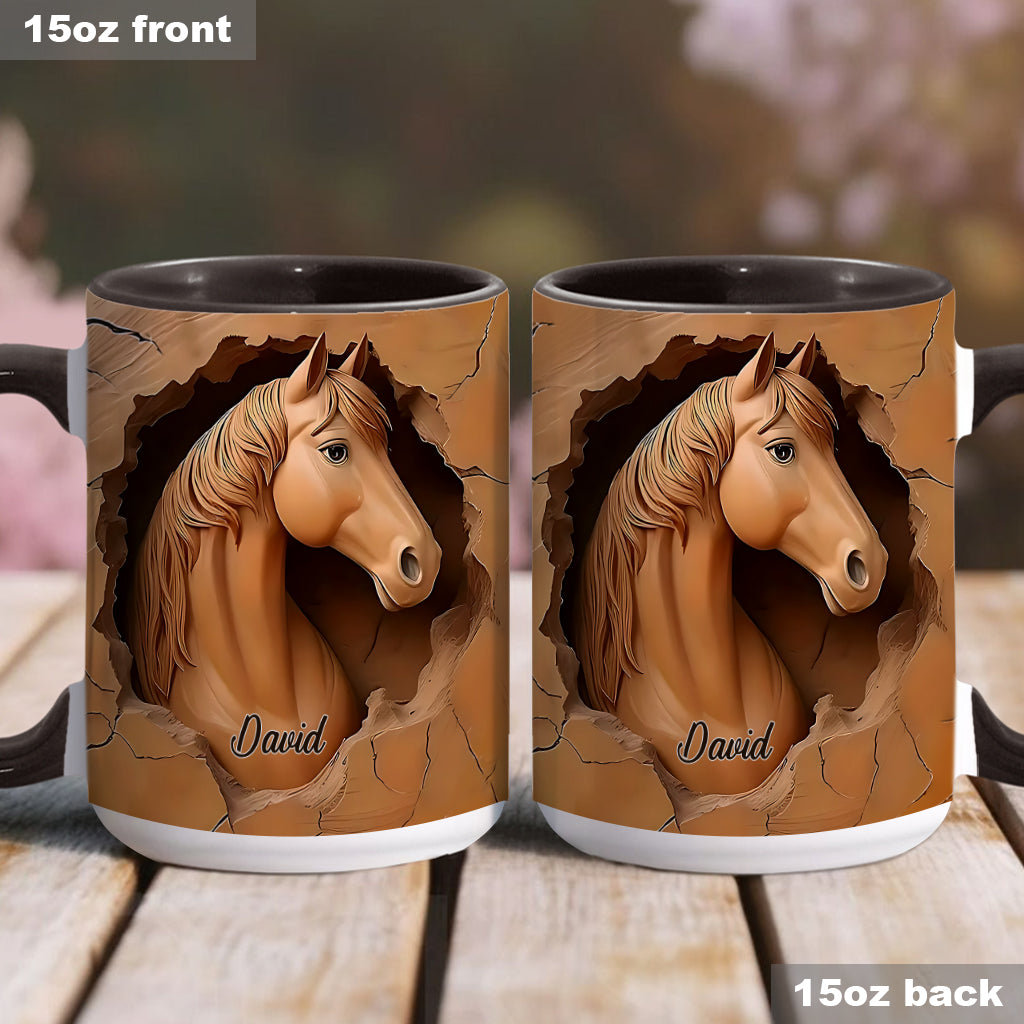 Love Horse - Personalized Horse Accent Mug