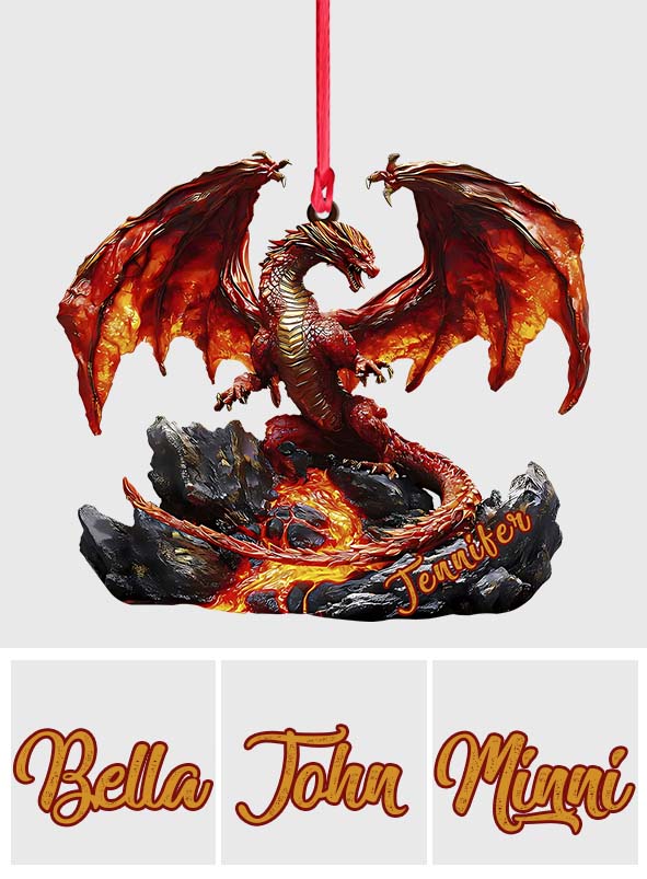 Feuerdrache – Personalisierter Drachenschmuck