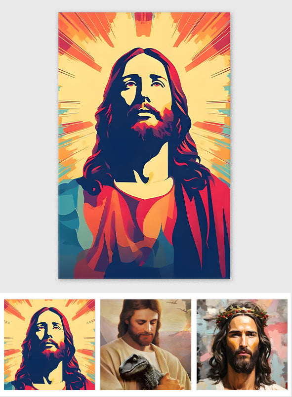 Umarmung – Personalisierte christliche Leinwand und Poster