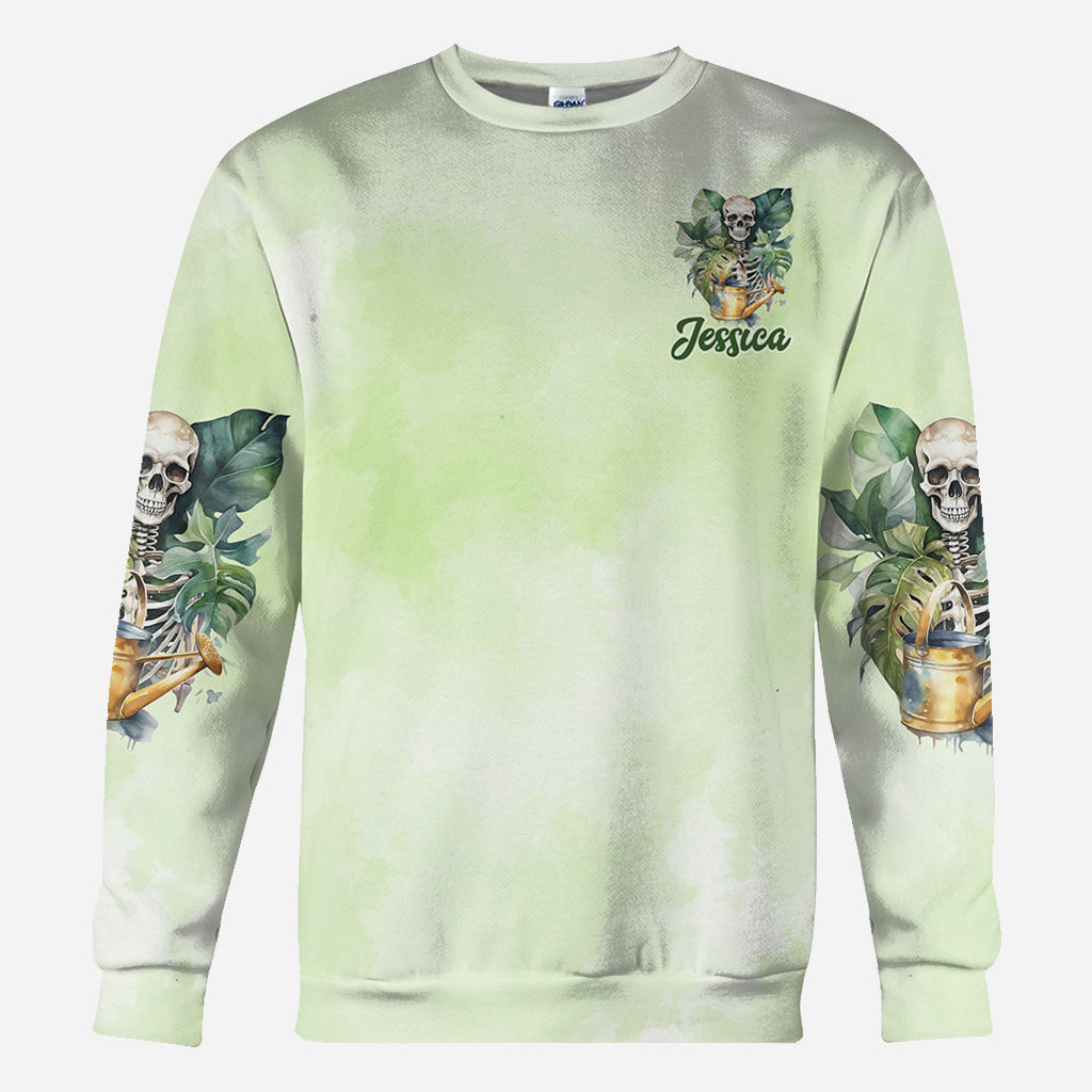 I Garden So I Don't Choke People - Personalized Gardening All Over Shirt