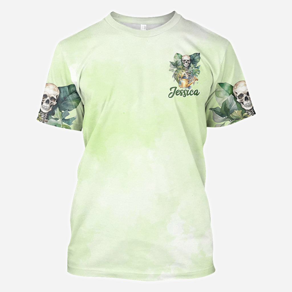 I Garden So I Don't Choke People - Personalized Gardening All Over Shirt