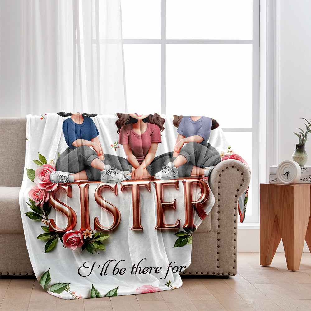Sisters - Personalized Bestie Blanket