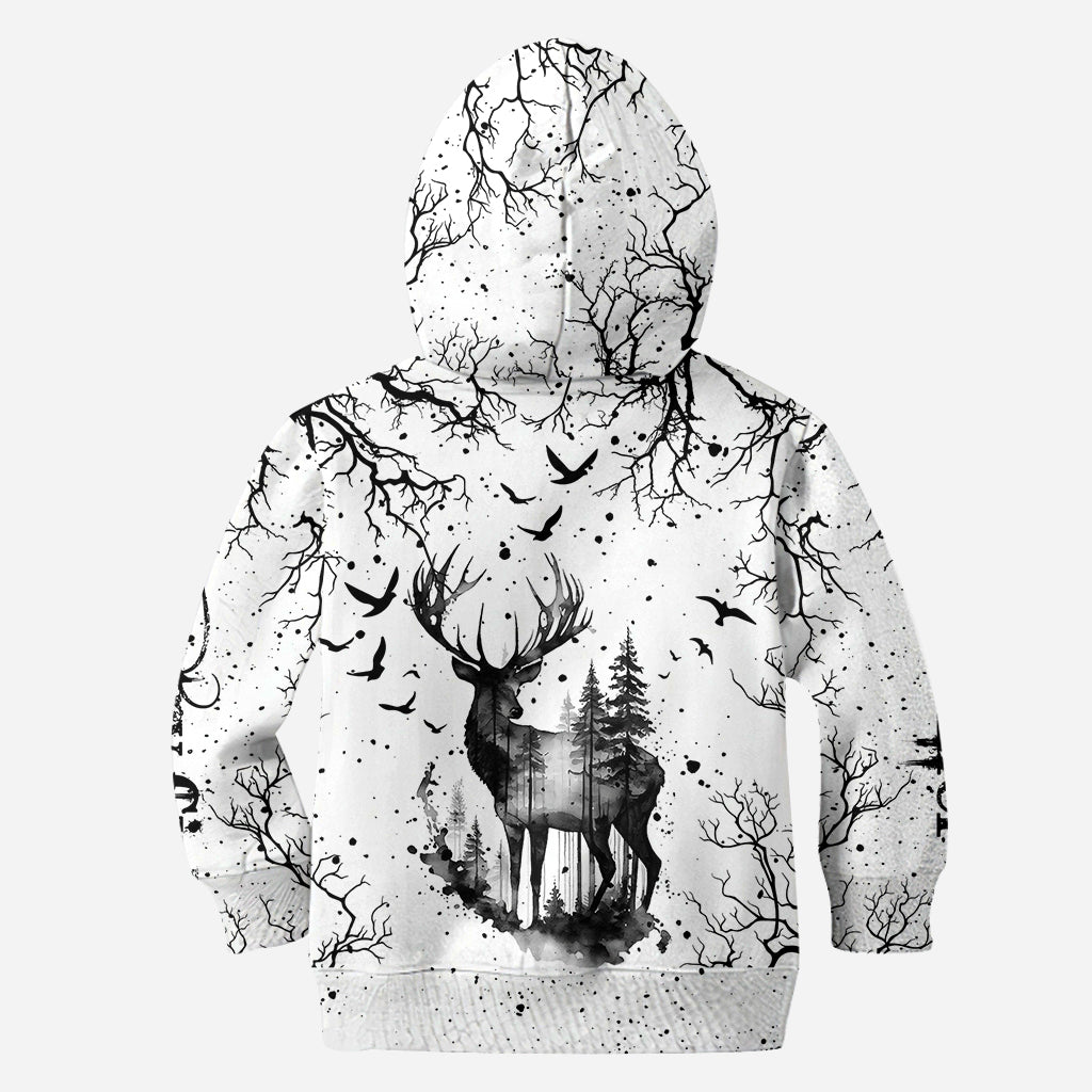 Country Style Black White - Personalized Hunting Hoodie and Leggings