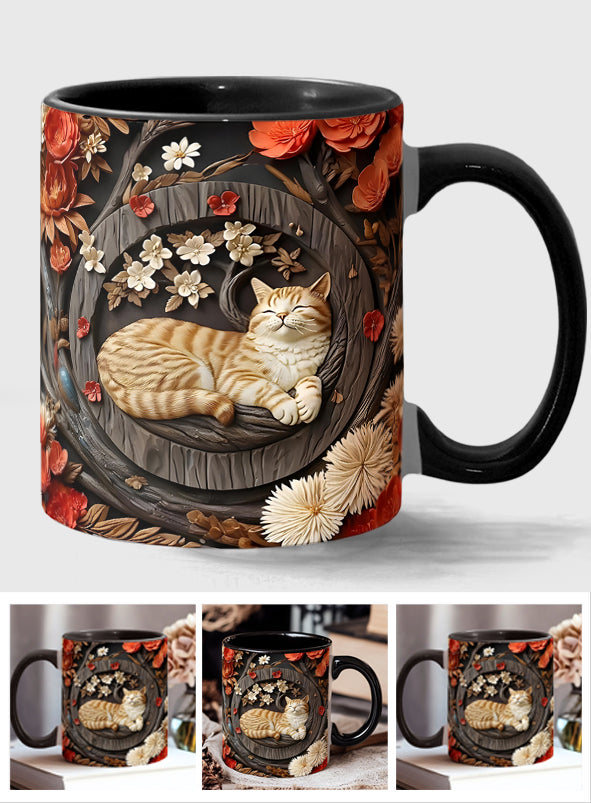 Mug à motif chat « J’adore les chats »
