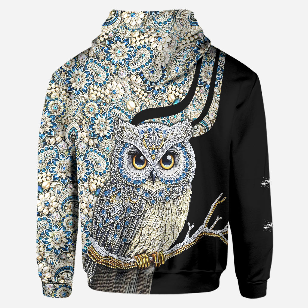 Beautiful Owl - Personalized Owl Hoodie and Leggings