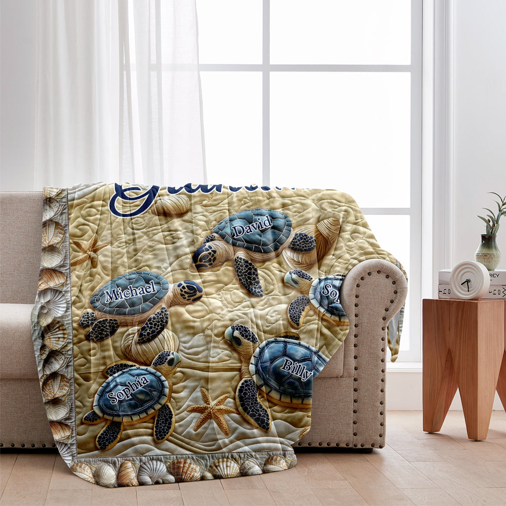 Blessed To Be Called Grandma - Personalized Grandma Blanket