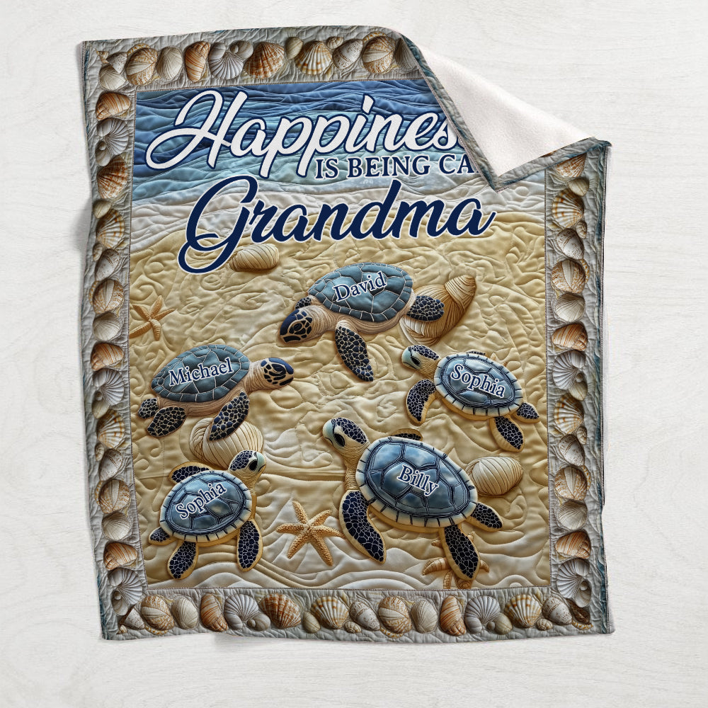Blessed To Be Called Grandma - Personalized Grandma Blanket