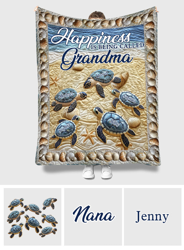 Blessed To Be Called Grandma - Personalized Grandma Blanket