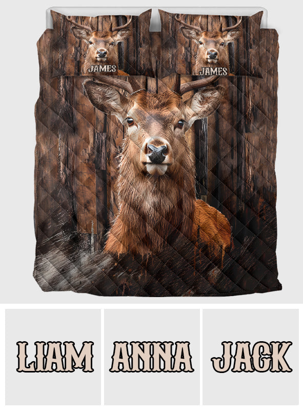 J'adore la chasse - Ensemble de courtepointe de chasse personnalisé