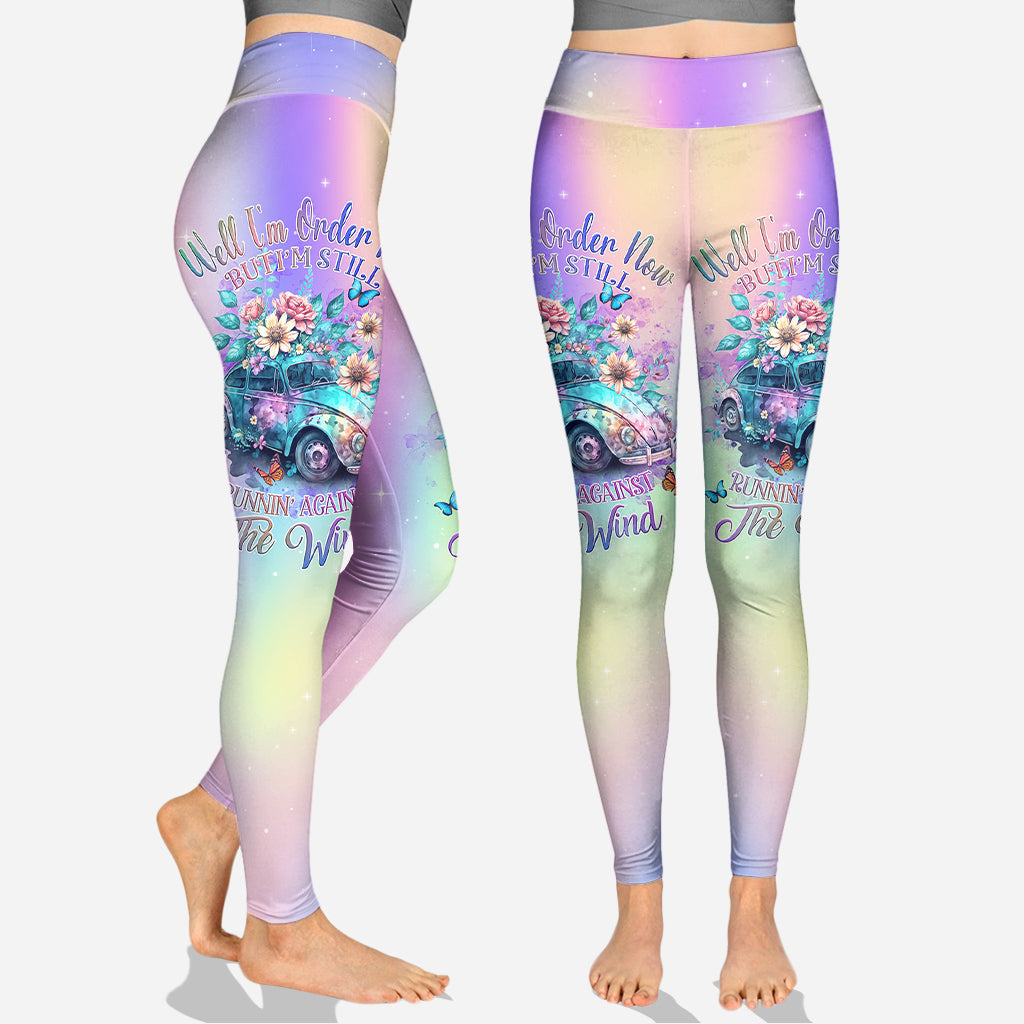 Running Against The Wind - Personalized Hippie Hoodie and Leggings