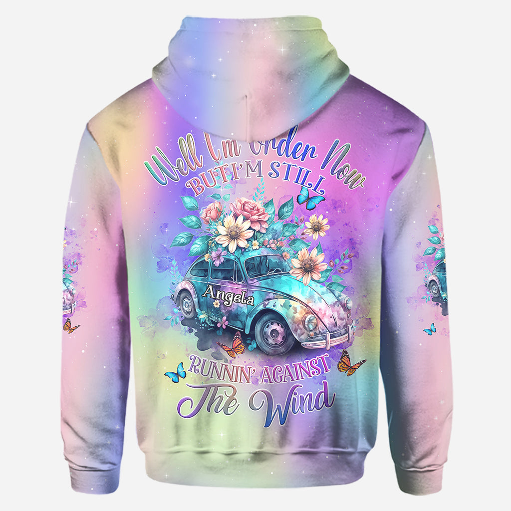 Running Against The Wind - Personalized Hippie Hoodie and Leggings