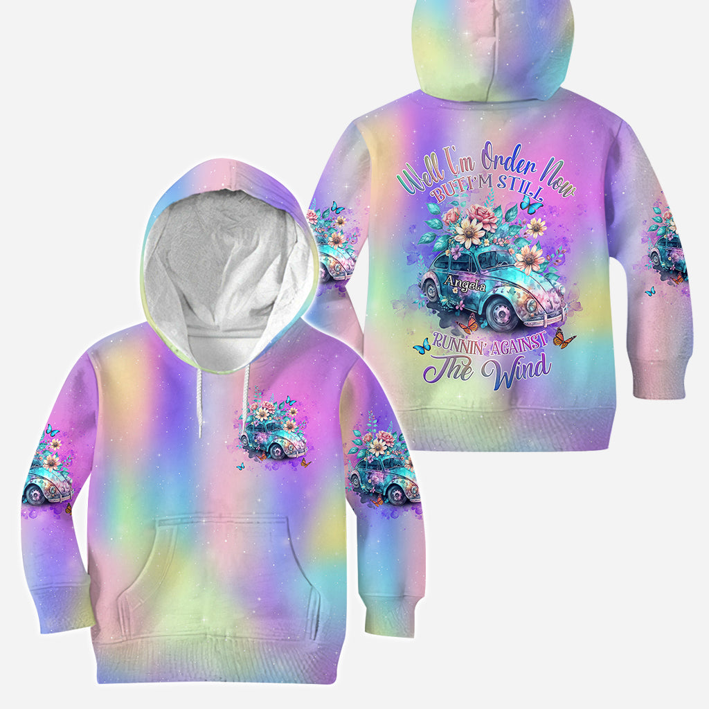 Running Against The Wind - Personalized Hippie Hoodie and Leggings