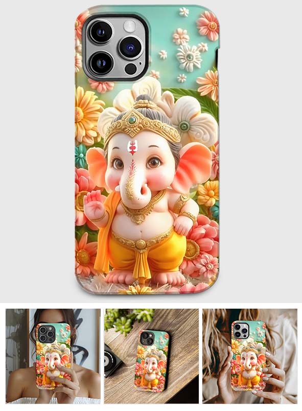 Ganesha - Hindu-Handyhülle mit Vollbild