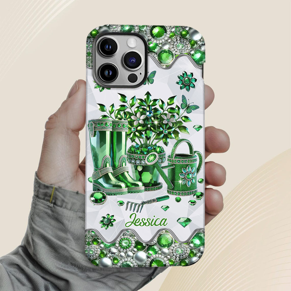 Just A Girl Who Loves Gardening - Personalized Gardening Full Print Phone Case