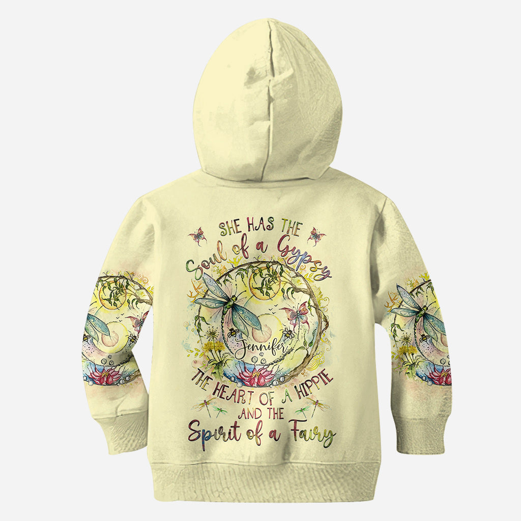 Spirit Of A Fairy Dragonfly - Personalized Hippie Hoodie and Leggings