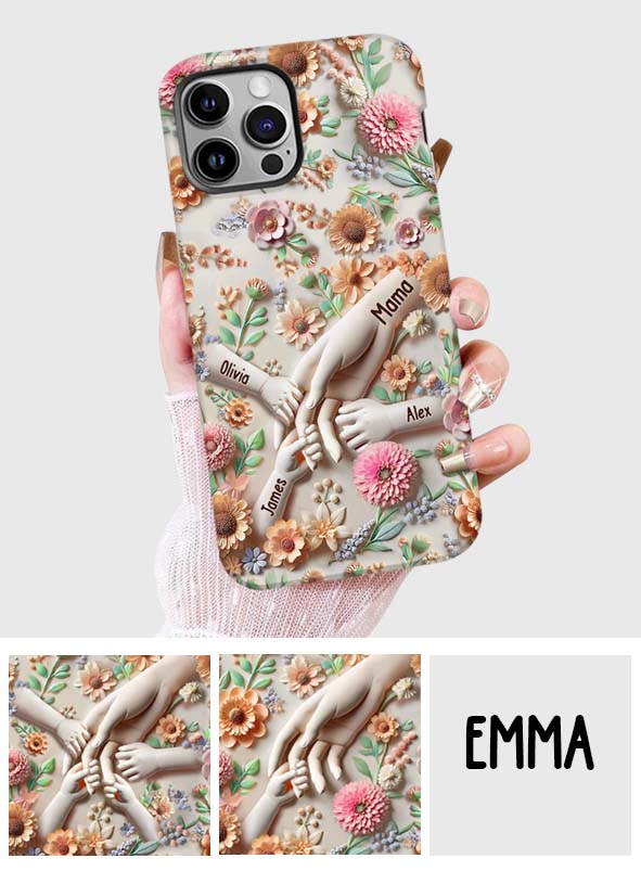 Hold Our Hands - Personalized Mother Full Print Phone Case