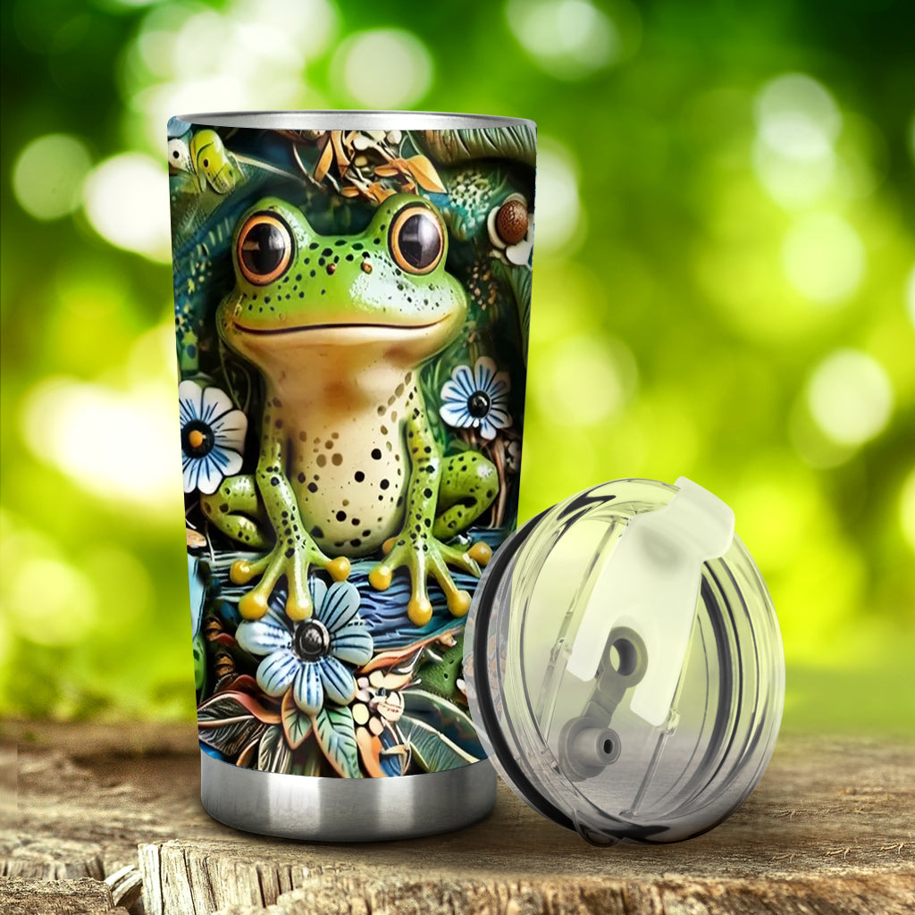 Love Frogs - Personalized Frog Tumbler