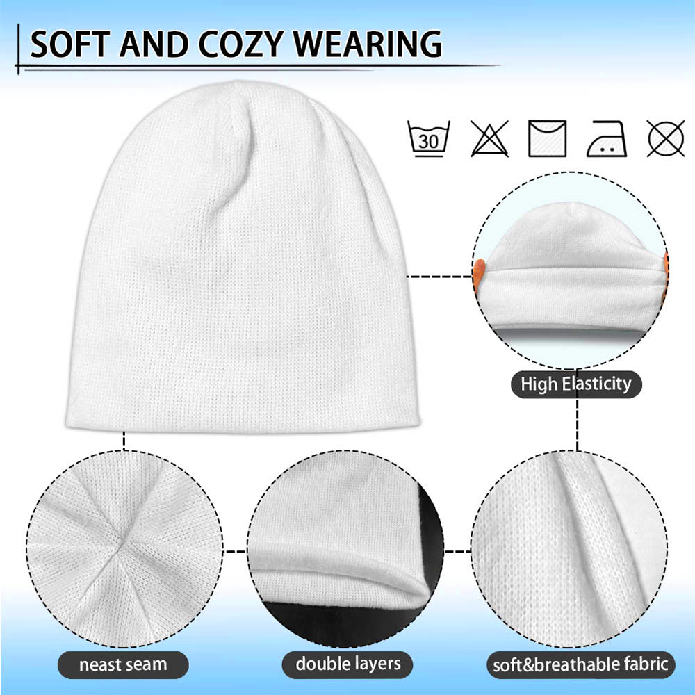 I Love My Girlfriend Boyfriend - Personalized Couple Beanie Hat