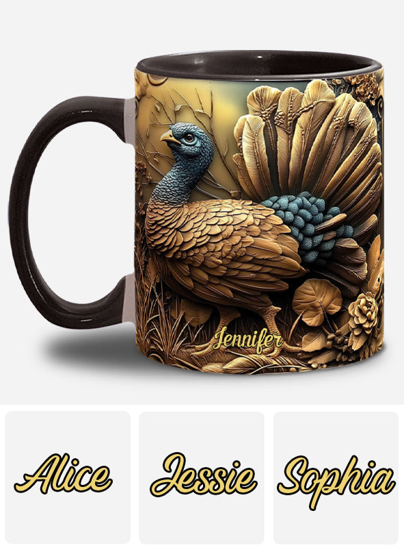 Wild Turkey - Personalisierte Tasse mit Jagdmotiv