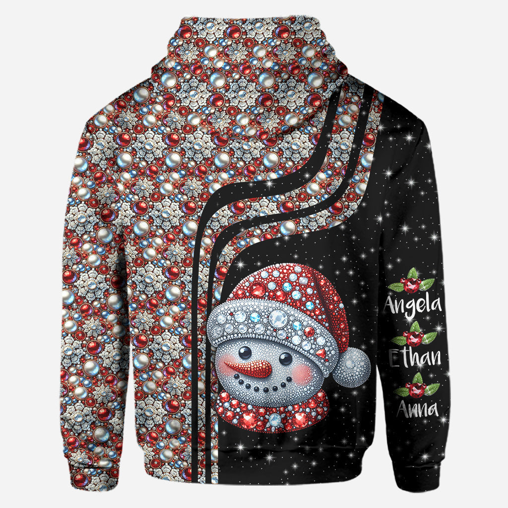 Grandma Snowman - Personalized Grandma Hoodie and Leggings