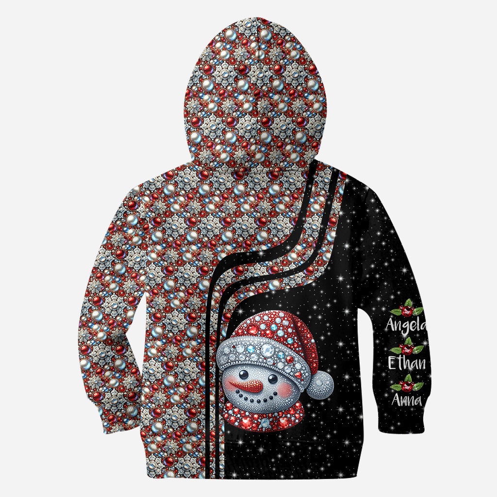Grandma Snowman - Personalized Grandma Hoodie and Leggings