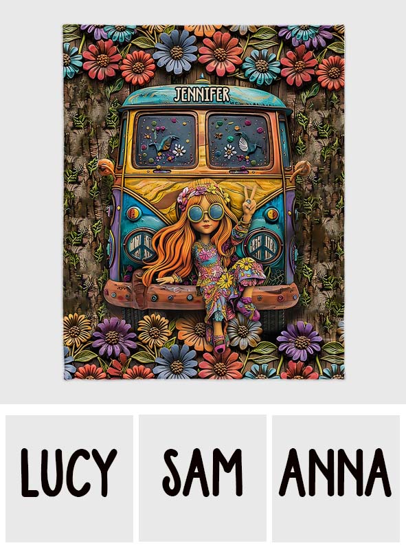 Hippie Soul – Personalisierte Hippie-Decke