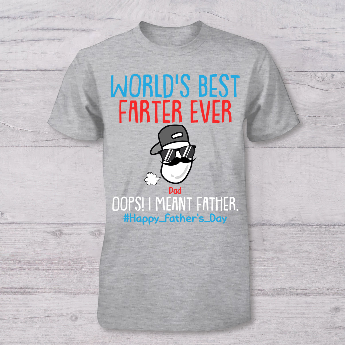 World's Best Farter In Training Farter - Personalized Father T-shirt And Baby Onesie