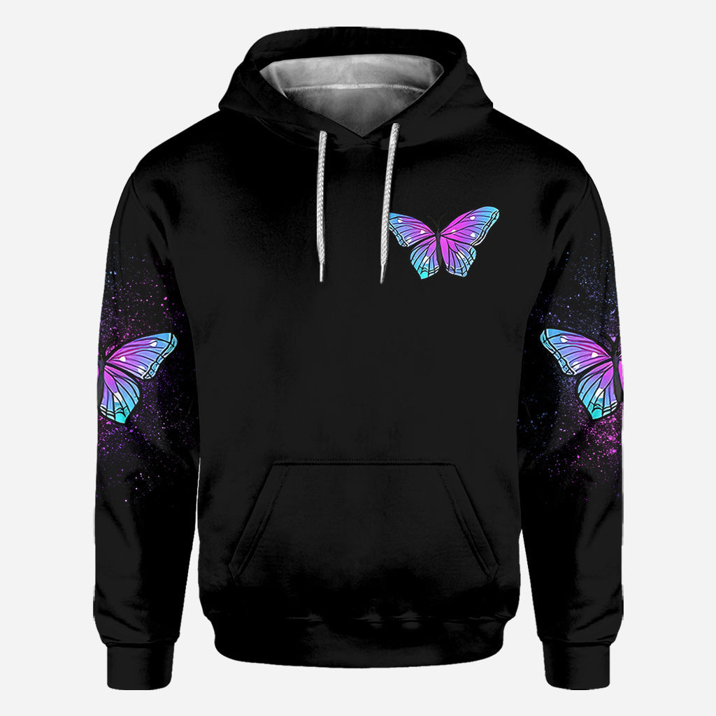 Grandma's Butterflies - Personalized Grandma All Over Shirt