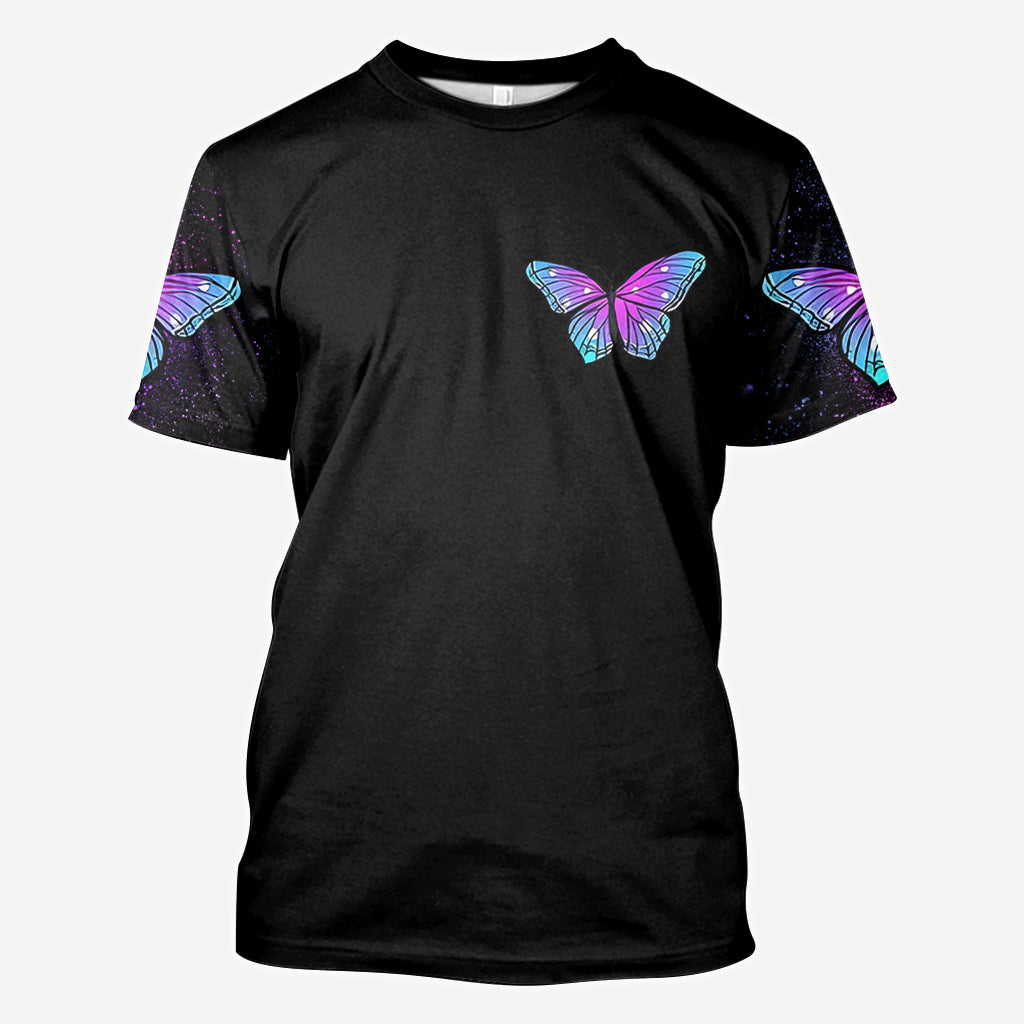 Grandma's Butterflies - Personalized Grandma All Over Shirt