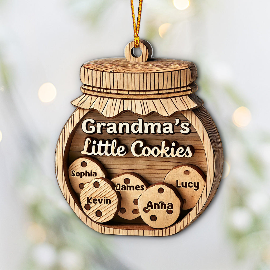 Grandma's Little Cookies - Personalized Grandma Ornament